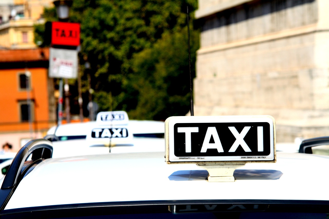 Jsem taky taxikářka. 